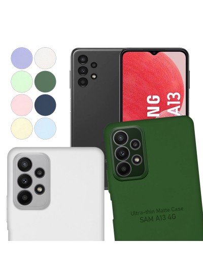 Samsung Galaxy A13 Kılıf Kamera Korumalı Mat Ultra İnce Kapak
