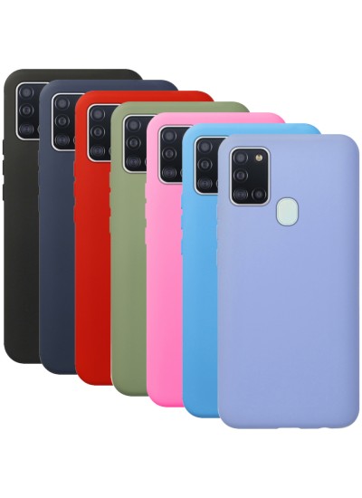 Samsung Galaxy A21S (A217) Kılıf Nano Lansman Silikon Arka Kapak