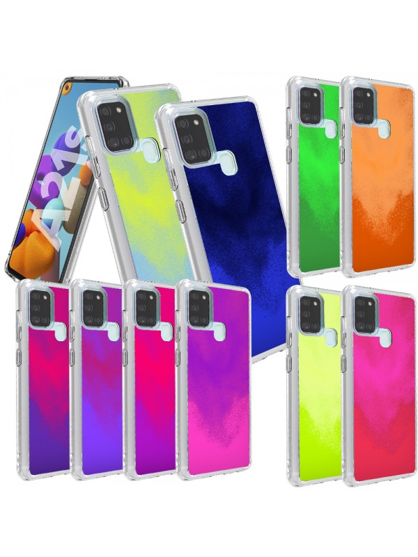 Samsung Galaxy A21s Kılıf Neon Likit Silikon Arka Kapak…