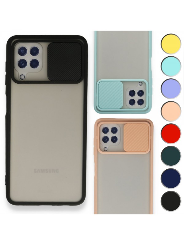 Samsung Galaxy A22 Kılıf Palm Kamera Koruma Kapaklı Silikon…