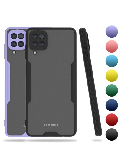 Samsung Galaxy A22 Kılıf Platin Matte Silikon Arka Kapak