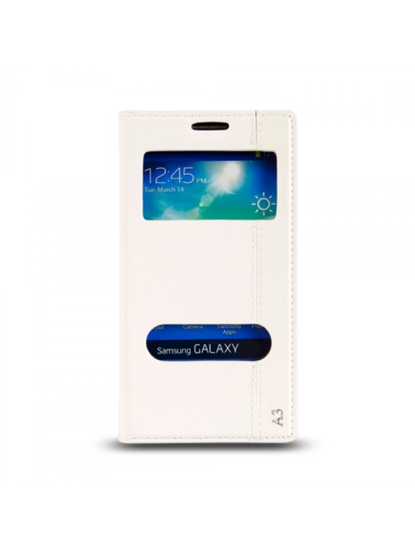 Samsung Galaxy A3 (A300) Gizli Mıknatıslı Pencereli Magnum Kılıf Beya…