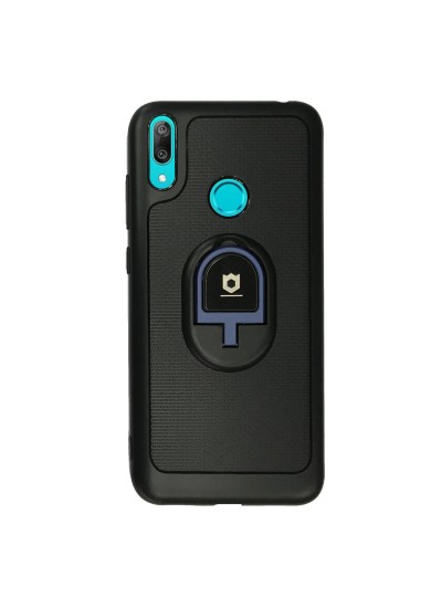Samsung Galaxy A30 (A305) iFace Yüzük Tutuculu Arka Kapak Halka-Mavi
