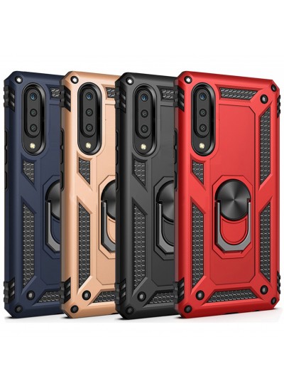 Samsung Galaxy A30s (A307) Kılıf Panzer Ring Tam Koruma Arka Kapak
