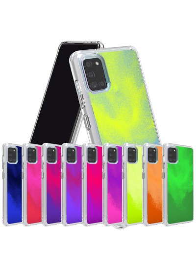Samsung Galaxy A31 (A315) Kılıf Neon Likit Silikon Arka Kapak