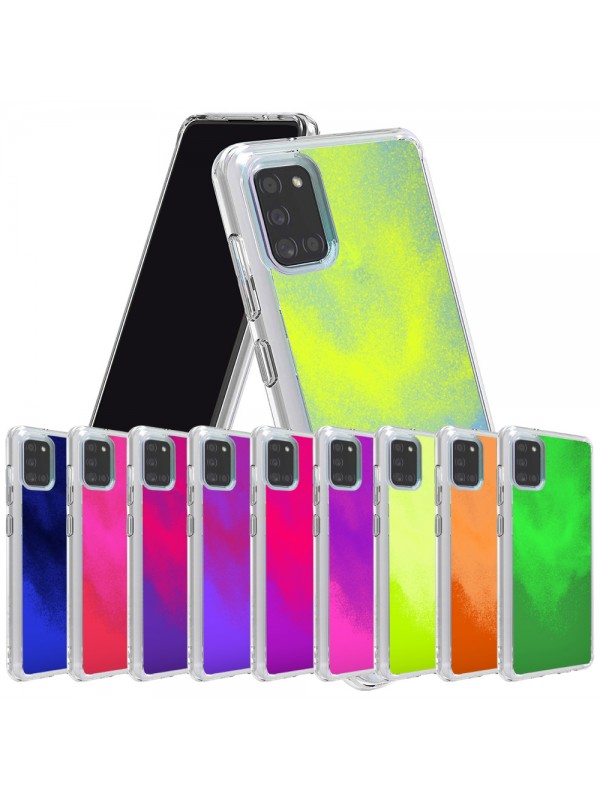 Samsung Galaxy A31 (A315) Kılıf Neon Likit Silikon Arka Kapak…