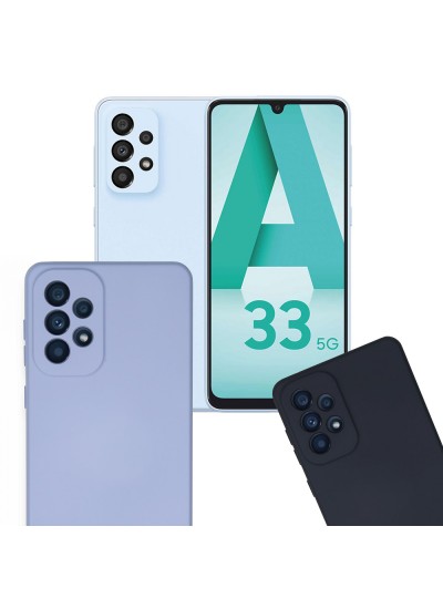 Samsung Galaxy A33 5G Kılıf Kamera Korumalı Lansman Silikon Kapak