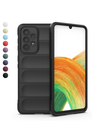 Samsung Galaxy A33 5G Kılıf Optimum Lens Çerçeveli Silikon Kapak