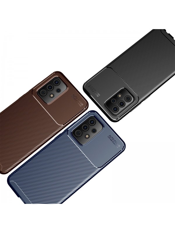 Samsung Galaxy A52 (A525) Kılıf Focus Carbon Desen Silikon Arka Kapak…