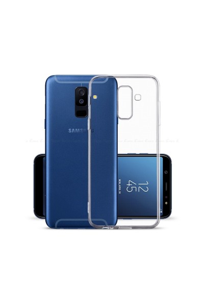 Samsung Galaxy A6 Plus (A605) Kılıf Soft Silikon Şeffaf Arka Kapak