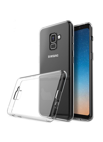 Samsung Galaxy A8 2018 (A530) Kılıf Soft Silikon Şeffaf Arka Kapak