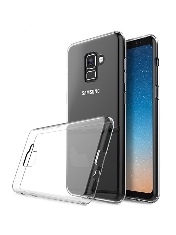 Samsung Galaxy A8 2018 (A530) Kılıf Soft Silikon Şeffaf Arka Kapak…