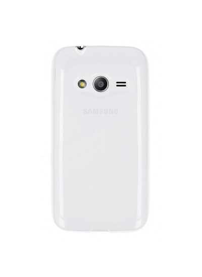 Samsung Galaxy Ace 4 (G313) Kılıf Soft Silikon Şeffaf Arka Kapak
