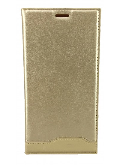 Samsung Galaxy C7 Pro (C7010) Gizli Mıknatıslı Magnum Kılıf Gold