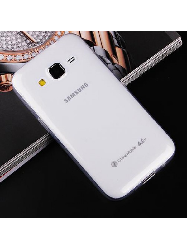 Samsung Galaxy Core Prime (G360) Kılıf Soft Silikon Şeffaf Arka Kapak…