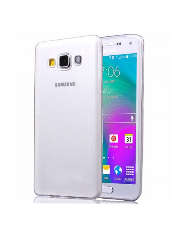 Samsung Galaxy E5 (E500) Color Curve Silikon Arka Kapak / Kılıf Şeffaf…
