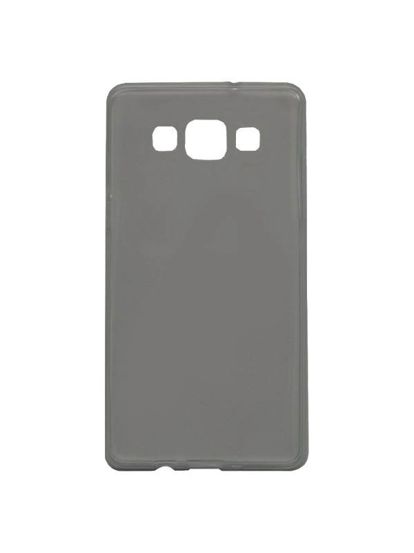 Samsung Galaxy E5 (E500) Kılıf Soft Silikon Şeffaf-Siyah Arka Kapak…