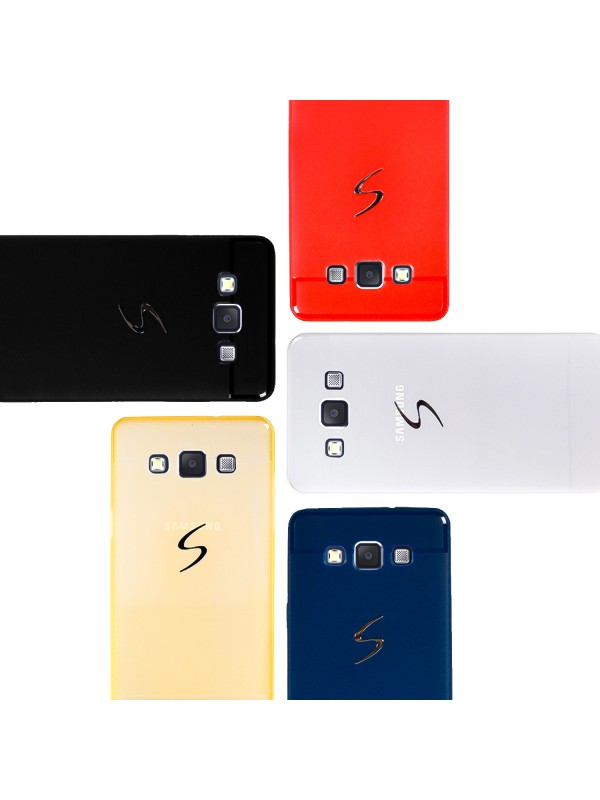 Samsung Galaxy E7 (E700) - Luster Silikon Arka Kapak-Kılıf…