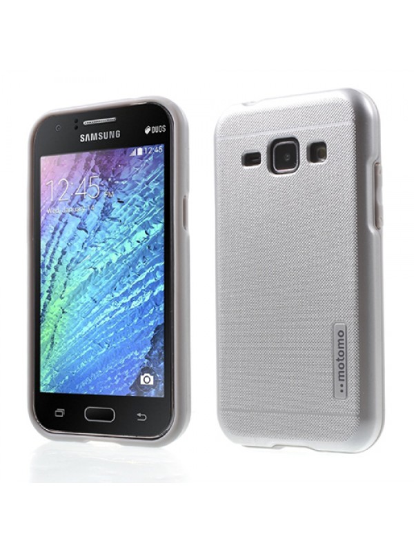 Samsung Galaxy J1 Ace Kılıf Motomo Sert Arka Kapak Gri…
