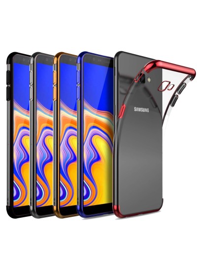 Samsung Galaxy J4 Plus (J415) Dört Köşe Lazer Silikon Kapak/Kılıf