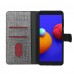 Samsung Galaxy J4 Plus (J415) Kılıf FitCase Fabric Kapaklı Cüzdanlı