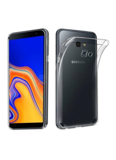 Samsung Galaxy J4 Plus (J415) Kılıf FitCase Toz Koruma Tıpalı Şeffaf Arka Kapak