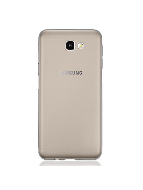 Samsung Galaxy J5 Prime (G570) Kılıf Soft Silikon Şeffaf-Siyah Arka…