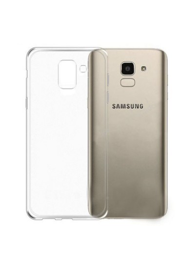 Samsung Galaxy J6 (J600) Kılıf Soft Silikon Şeffaf Arka Kapak