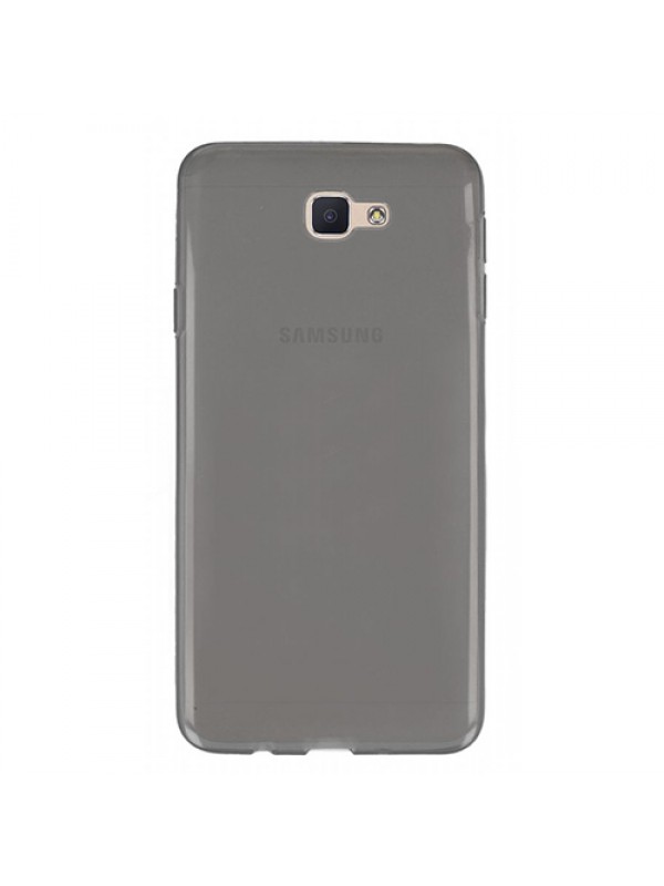 Samsung Galaxy J7 Prime / 2 (G610-G611) Kılıf Soft Silikon Şeffaf-Siyah…