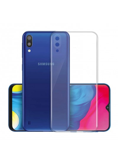 Samsung Galaxy M20 (M205) Kılıf FitCase Toz Koruma Tıpalı Şeffaf Arka Kapak