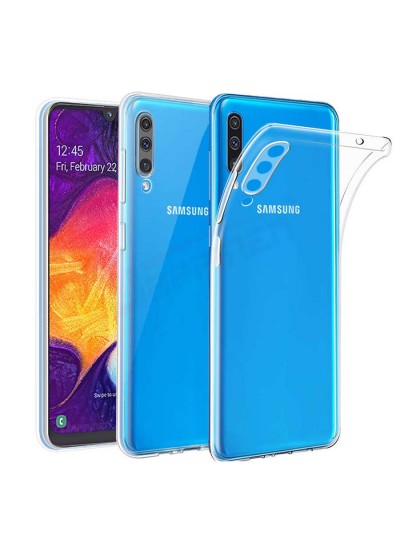 Samsung Galaxy M30 (M305) Kılıf FitCase Toz Koruma Tıpalı Şeffaf Arka Kapak