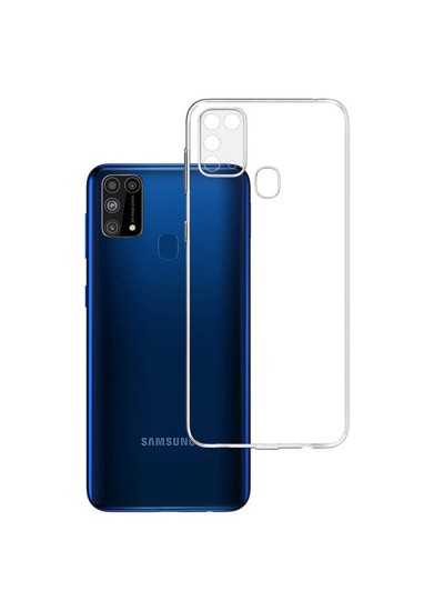 Samsung Galaxy M31 (M315) Kılıf FitCase Toz Koruma Tıpalı Şeffaf Arka Kapak