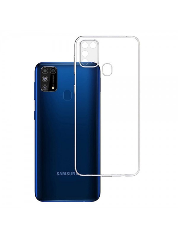 Samsung Galaxy M31 (M315) Kılıf FitCase Toz Koruma Tıpalı Şeffaf Arka…