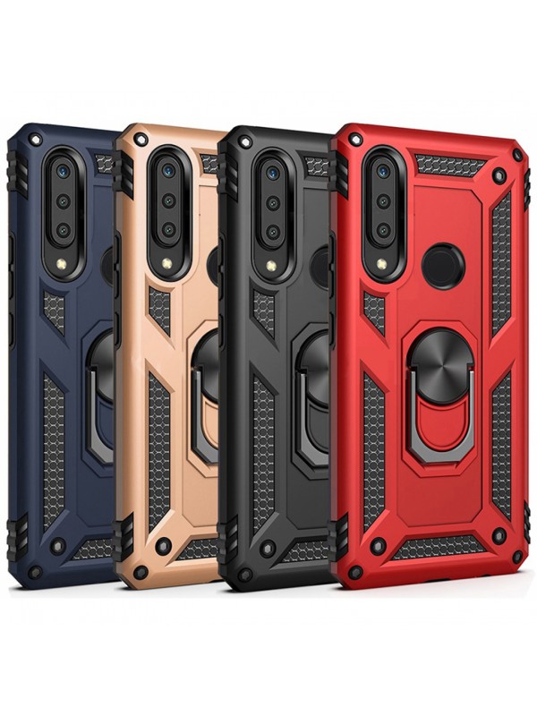 Samsung Galaxy M40 (M405) Kılıf Panzer Ring Tam Koruma Arka Kapak…