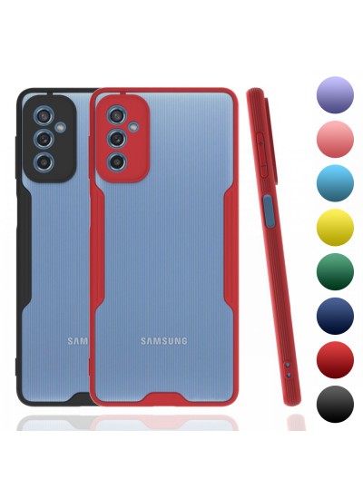 Samsung Galaxy M52 Kılıf Platin Matte Silikon Arka Kapak