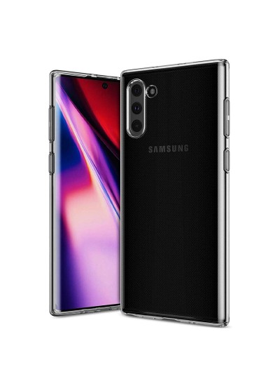Samsung Galaxy Note 10 (N970) Kılıf FitCase Toz Koruma Tıpalı Şeffaf Arka Kapak