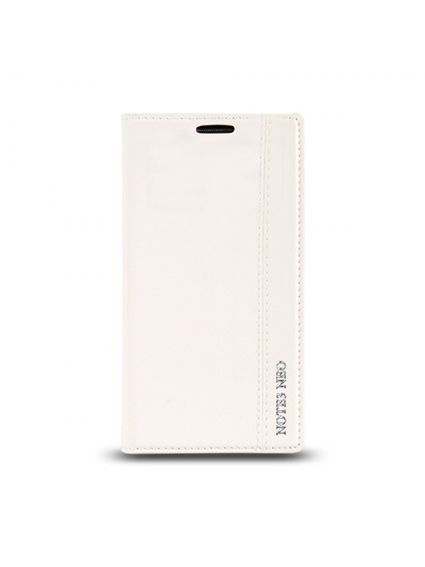 Samsung Galaxy Note 3 Neo (N7500) Gizli Mıknatıslı Magnum Kılıf Beyaz