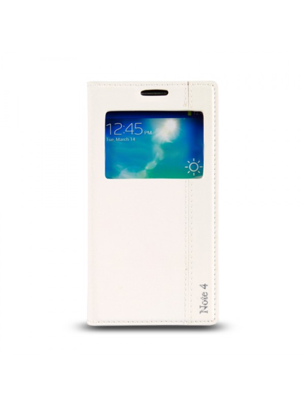 Samsung Galaxy Note 4 (N910) Gizli Mıknatıslı Pencereli Magnum Kılıf …