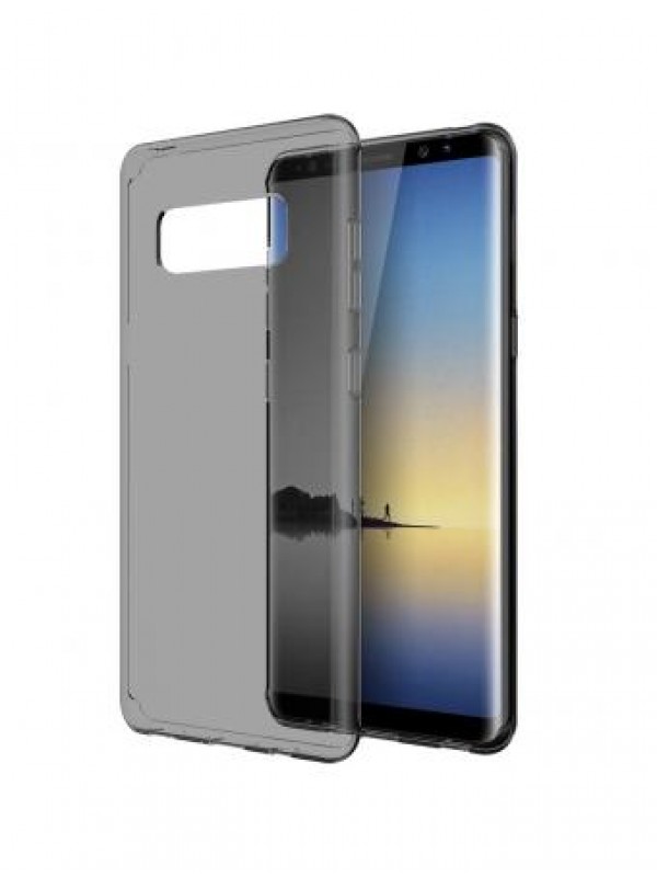Samsung Galaxy Note 8 (N950) Kılıf Soft Silikon Şeffaf-Siyah Arka Kapak…