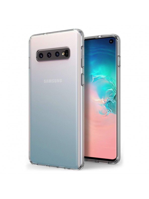 Samsung Galaxy S10E (G970) Kılıf FitCase Toz Koruma Tıpalı Şeffaf Ark…