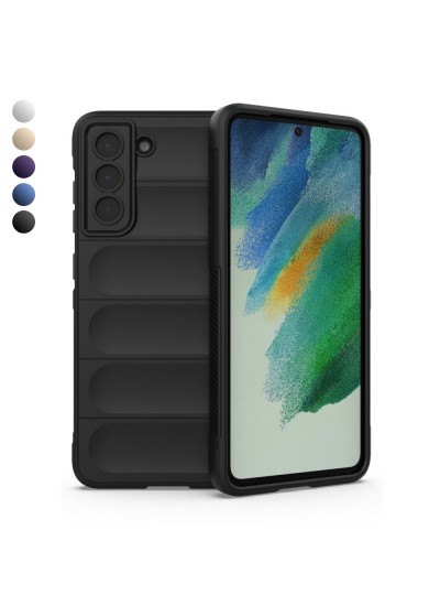 Samsung Galaxy S21 FE Kılıf Optimum Lens Çerçeveli Silikon Kapak