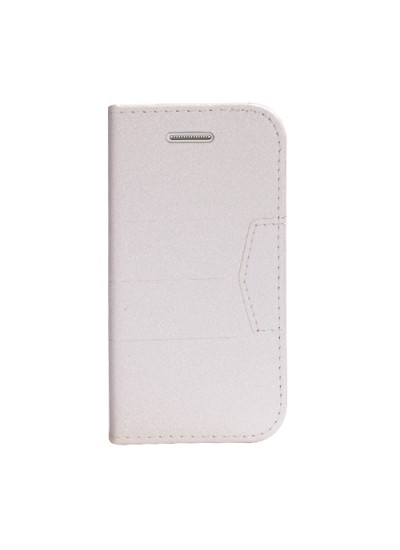 Samsung Galaxy S4 (I9500) Dikişli ve Gizli Mıknatıslı Tiger Kılıf Beyaz