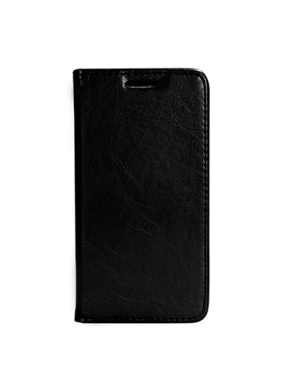 Samsung Galaxy S5 Mini (G800) Dikişli ve Gizli Mıknatıslı Tiger Kılıf Siyah