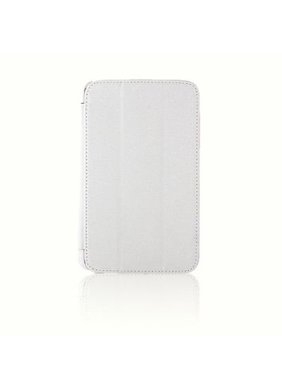 Samsung Galaxy Tab 3 T210 7" Katlanır Standlı Kılıf Beyaz