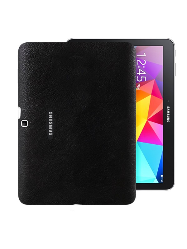 Samsung Galaxy Tab 4 T530 10.1" Kılıf Deri Dokulu Silikon Arka Kapa…