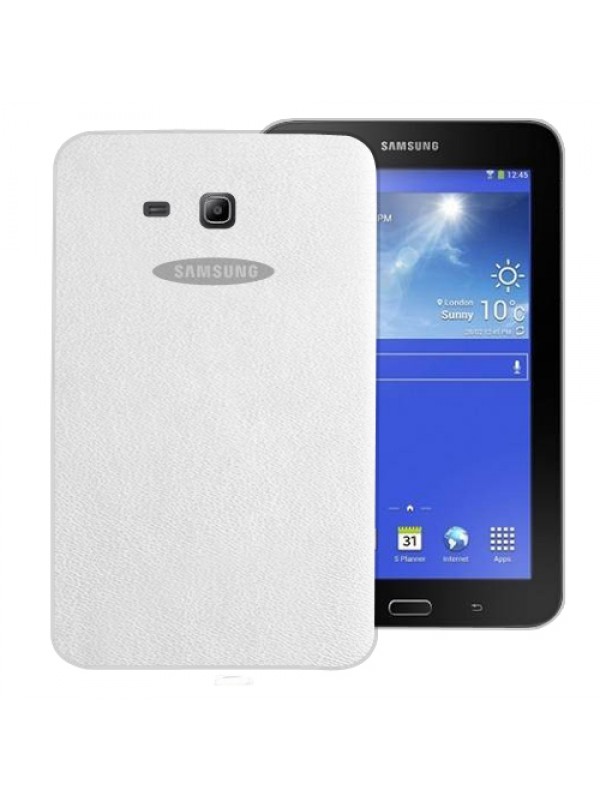 Samsung Galaxy Tab E T560 9.6" Kılıf Deri Dokulu Silikon Arka Kapak…