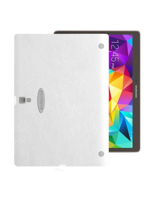 Samsung Galaxy Tab S T800 10.5" Kılıf Deri Dokulu Silikon Arka Kapa…
