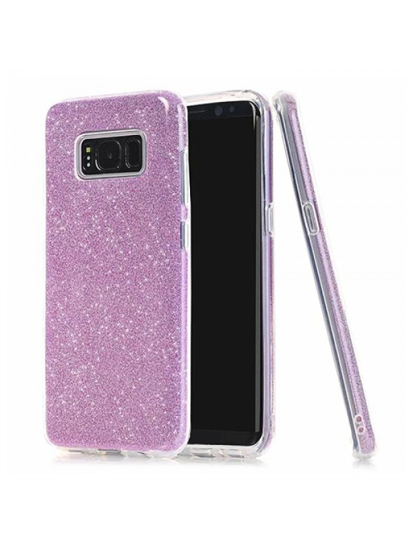 Samsung S8 Plus (G955) 3in1 Simli Silikon Arka Kapak Pembe…