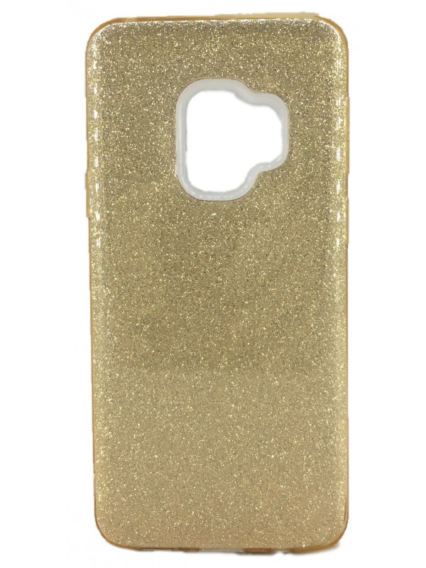 Samsung S9 (G960) 3in1 Simli Silikon Arka Kapak Gold…