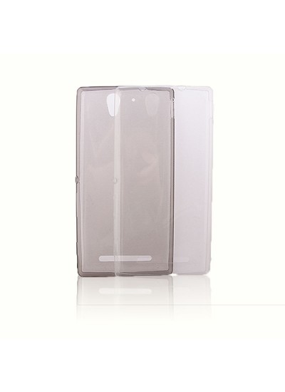 Sony Xperia C3 Kılıf Soft Silikon Şeffaf Arka Kapak